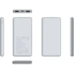 Портативна батарея Xiaomi 10000mAh 22.5W Lite (BHR9350GL) світло-сіра - мініатюра 3