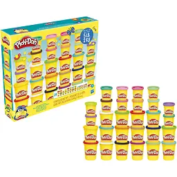 Набір маси для ліплення Hasbro Play-doh 28 баночок (F2831) - мініатюра 4