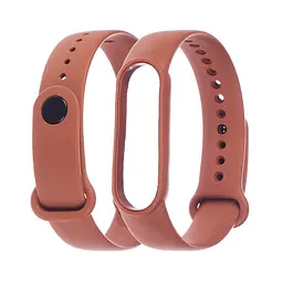 Ремінець силіконовий для Xiaomi Mi Band 5/6 колір 23 коричневий