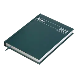 Щоденник датований Buromax Style 2026 A5 бумвініл/поролон зелений (BM.21120-04) - мініатюра 3