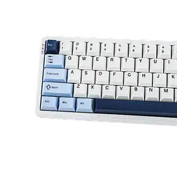 Ігрова дротова магнітна клавіатура AJAZZ AK680 MAX / RGB / Magnetic Switch / 8К / White Blue - мініатюра 5
