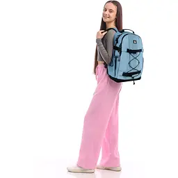 Рюкзак GoPack Education Teens 186 блакитний (GO25-186L-2) - мініатюра 13