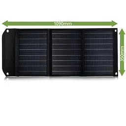 Портативний зарядний пристрій сонячна панель Bresser Mobile Solar Charger 40 Watt USB DC (3810040) - мініатюра 3