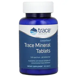 Мінерали, ConcenTrace Trace Mineral, 90 таблеток Trace Minerals Research vit0003152