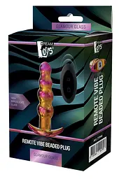 Анальна пробка із вібрацією скляна Dream Toys Glamour Glass - мініатюра 8