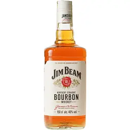 Віскі Jim Beam White Kentucky Staright Bourbon Whiskey, 40%, 1,5 л