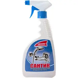 Спрей для чищення ванн San Clean для видалення іржі та вапна 500 г (4820003542989)
