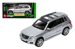Іграшкова машинка позашляховик Mercedes-Benz GLK-Class 1:32 Bburago 18-43016, 2 кольори (червоний та сірий)