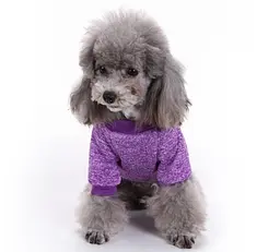 Кофта для собак та котів EcoToys Purple XS ряба фіолетова A: 20 см B: 31 см C: 19 см 7092 - мініатюра 4