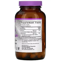 Хелатний кальцій і магній Bluebonnet Nutrition 120 таблеток - мініатюра 2