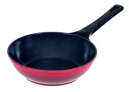 Сковорода Hilton CM-W26 WOK PAN 26см червона кераміка - мініатюра 1