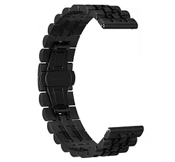 Металевий ремінець Primo Steel Link для годинника Samsung Galaxy Watch 46 мм (SM-R800) Black - мініатюра 3
