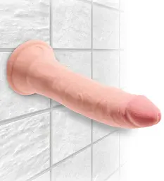 Фалоімітатор King Cock Plus 7 Triple Density Cock 21 см тілесний - мініатюра 6