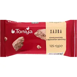 Халва Toniya з ароматом ванілі 125 г
