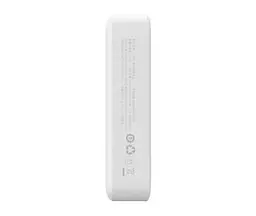 Універсальна мобільна батарея Baseus Magnetic Mini 20000 mAh бездротова зарядка (PPCX100102) біла - мініатюра 6