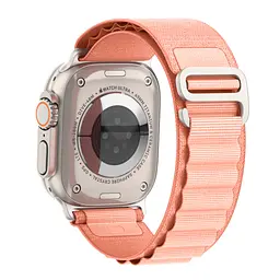 Ремінець для Apple Watch 42 (Series 11-10)/41/40/38, рожевий, Alpine Loop Alpina Band, тканинний поліестеровий ремінець для смарт-годин, дихаючий, для активного відпочинку та спорту, ArmorStandart (ARM81050) - мініатюра 5
