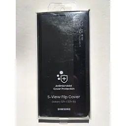 Оригінальний чохол-книжка Samsung для Galaxy S21 Plus Black S-View Clear View Cover Smart (EF-ZG996CBEGRU) - мініатюра 2