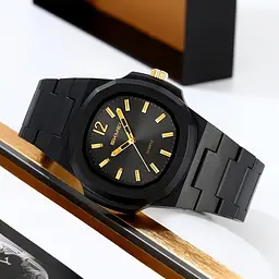 Наручний годинник Skmei 2382 Black Gold, 2382BKGD (18368) - мініатюра 4