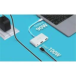 Багатопортовий мультиадаптер J5create JCA379EW-N, USB Type-C 3-в-1 білий - мініатюра 9