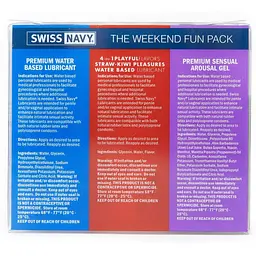 Набір Swiss Navy Weekend Fun Pack 3 х 30 мл - мініатюра 4