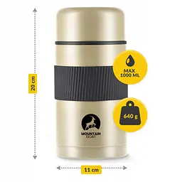 Термос для їжі Mountain Goat 1 л Gold (P-5907739315816) - мініатюра 2