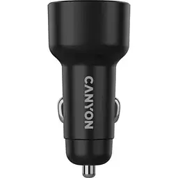 Зарядний пристрій Canyon 1xUSB + 1xUSB-C PD48W black (CNE-CCABR3AC) - мініатюра 3