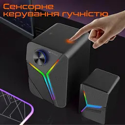 Акустична система Meetion SP2111, чорна (MT-SP2111BT-A) - мініатюра 5