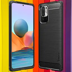 Чохол iPaky Slim Series для Xiaomi Redmi Note 10 5G / Poco M3 Pro [Black] [59748] - мініатюра 2