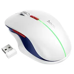 Миша бездротова Hoco GM40 Dixon Bluetooth + 2.4G Space White - мініатюра 4