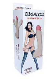 Фаломітатор B-Series Real Dionizos Loveclonex 9,5", 25.5 см (тілесний) - мініатюра 9