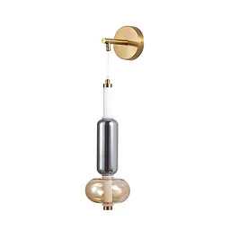 Бра настінне LED Levistella 788W39331 AB+SM+AM, 5W, 4000K, абажур, сучасний стиль