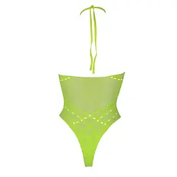 Боді Ouch! With Halter Neck, XL/XXXXL (зелений) - мініатюра 6