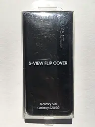 Оригінальний чохол-книжка S-View Clear View Cover EF-ZG980CBEGRU для Samsung Galaxy S20 5G Чорний - мініатюра 6