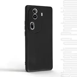 Чехол-накладка для смартфона OPPO Reno11 Pro 5G, противоударный, силиконовый, термополиуретановый (ТПУ), с защитой камеры и корпуса, черный, защита всего корпуса, ArmorStandart (ARM73300) - мініатюра 2