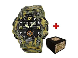 Чоловічий наручний годинник 003 ДСНС Camo Green Awarder acs0032021 - мініатюра 2