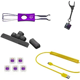 Клавіатура Lorgar KBP7075W Wireless Pro 75% Exploded Black Yellow EN/UA (LRG-KBP7075W-YL-US) - мініатюра 9