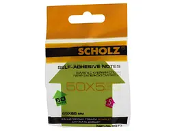 Папір клейкий SCHOLZ , фігурний, 69х65мм, 50арк. Стрілка, 8073 - мініатюра 3