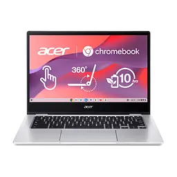 Ноутбук Acer Chromebook Spin CP314-1HN 14' FHD IPS, Intel C N4500, 8GB, F128GB, UMA, ChromeOS, сріблястий (NX.AZ3EU.001)