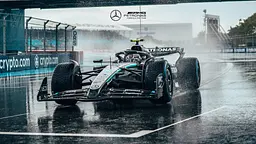 Дерев'яний фігурний пазл F1 Mercedes AMG, А1, Дерев'яна коробка 500+ елементів