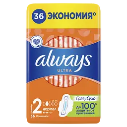 Гігієнічні прокладки Always Ultra Normal Plus 36 шт. - мініатюра 2