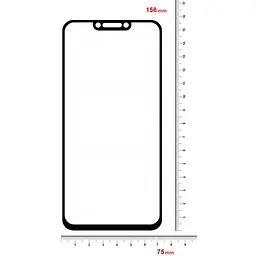 Захисне скло BeCover для Huawei P Smart+ Black (702570) - мініатюра 3