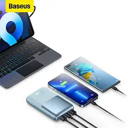 Зовнішній акумулятор Baseus Bipow Pro 20000 mAh 22.5 OE PPBD040305 фіолетовий - мініатюра 7