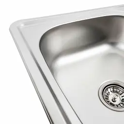 Кухонна мийка Platinum 5848 Декор з нержавіючої сталі (0.6/170 мм) - мініатюра 6
