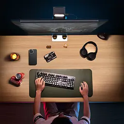 LED лампа для комп'ютера Baseus I-Wok2 Asymmetric Light Source Screen Hanging Light (Youth) Black - мініатюра 5