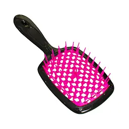 Гребінець щітка для волосся Superbrush Plus Hollow Comb, Yu Xin Рожевий 85778