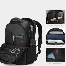 Рюкзак Tigernu T-B3105-4A 17" чорний [121144] - мініатюра 5