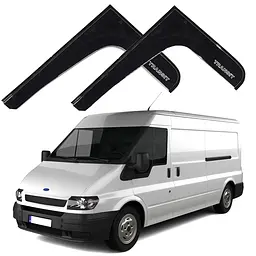Дефлектори вікон вітровики Ford Transit 2000-2014 Г Образний Voron Glass