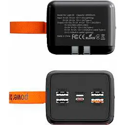 Павербанк Aspiring Black-orange 40 000 mAh / 22.5 Вт (PPLH.L04) - мініатюра 5