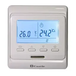 Терморегулятор програмований Castle Е 51.716 білий
