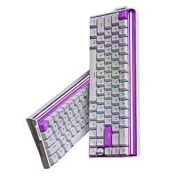 Клавіатура дротова LANGTU BOOM68 HE (Hall Effect), 68%, RGB, Білий